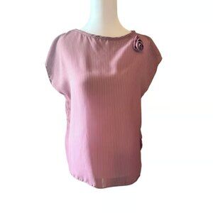 La Bonne Vintage Blouse with Flower